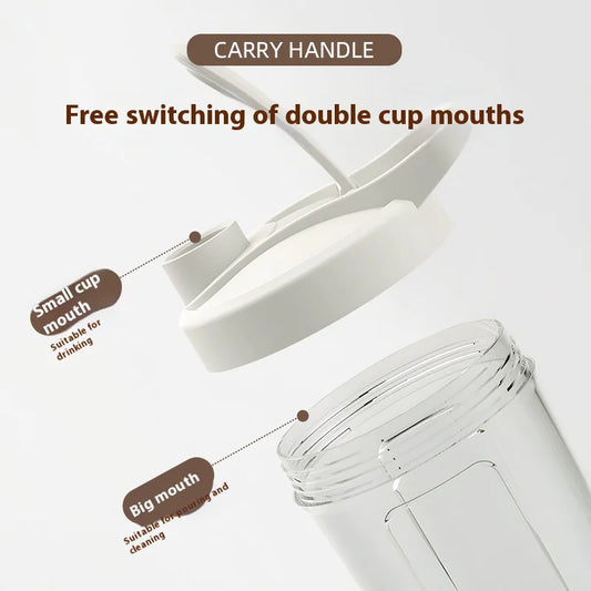 400ML Electric Protein Shaker Bottle Automatic Fitness Mixer Gym Cup