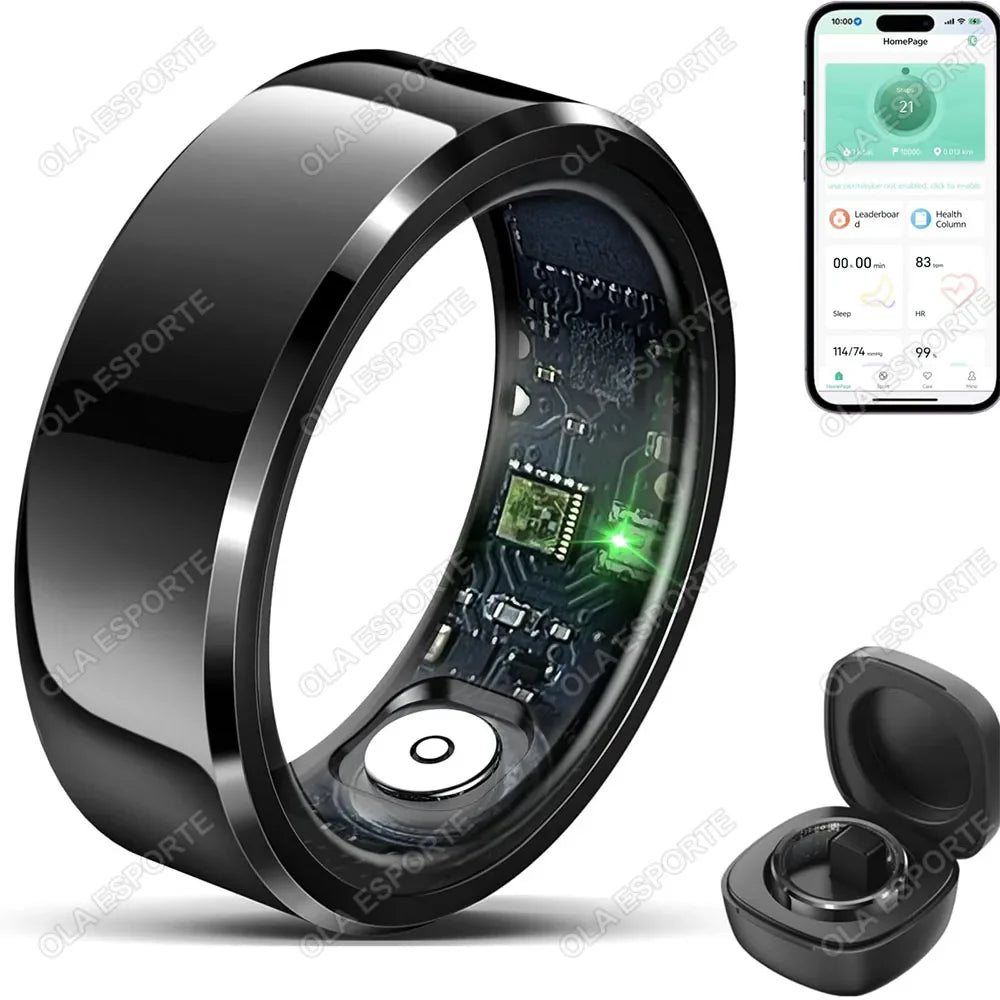 2026 Smart Ring Fitness Tracker Waterproof Sleep Heart Rate Monitor Unisex
