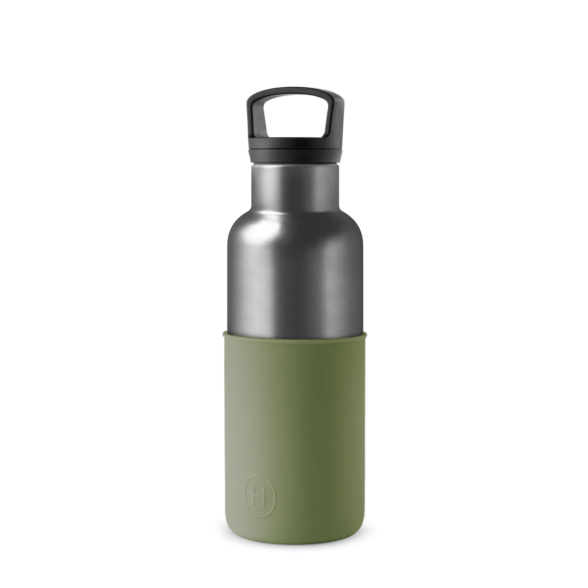 Vacuum Insulated Water Bottle Titanium Grey 16oz Travel Sports Flask