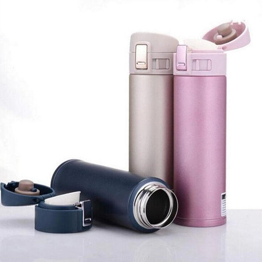 500ml Stainless Steel Insulated Thermos Bottle Travel Coffee Tea Tumbler
