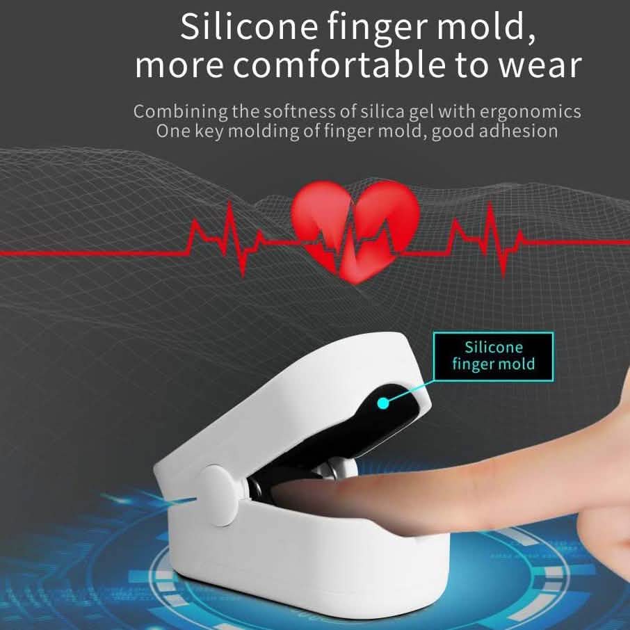 SRI Fingertip Pulse Oximeter Blood Oxygen Heart Rate Monitor Device