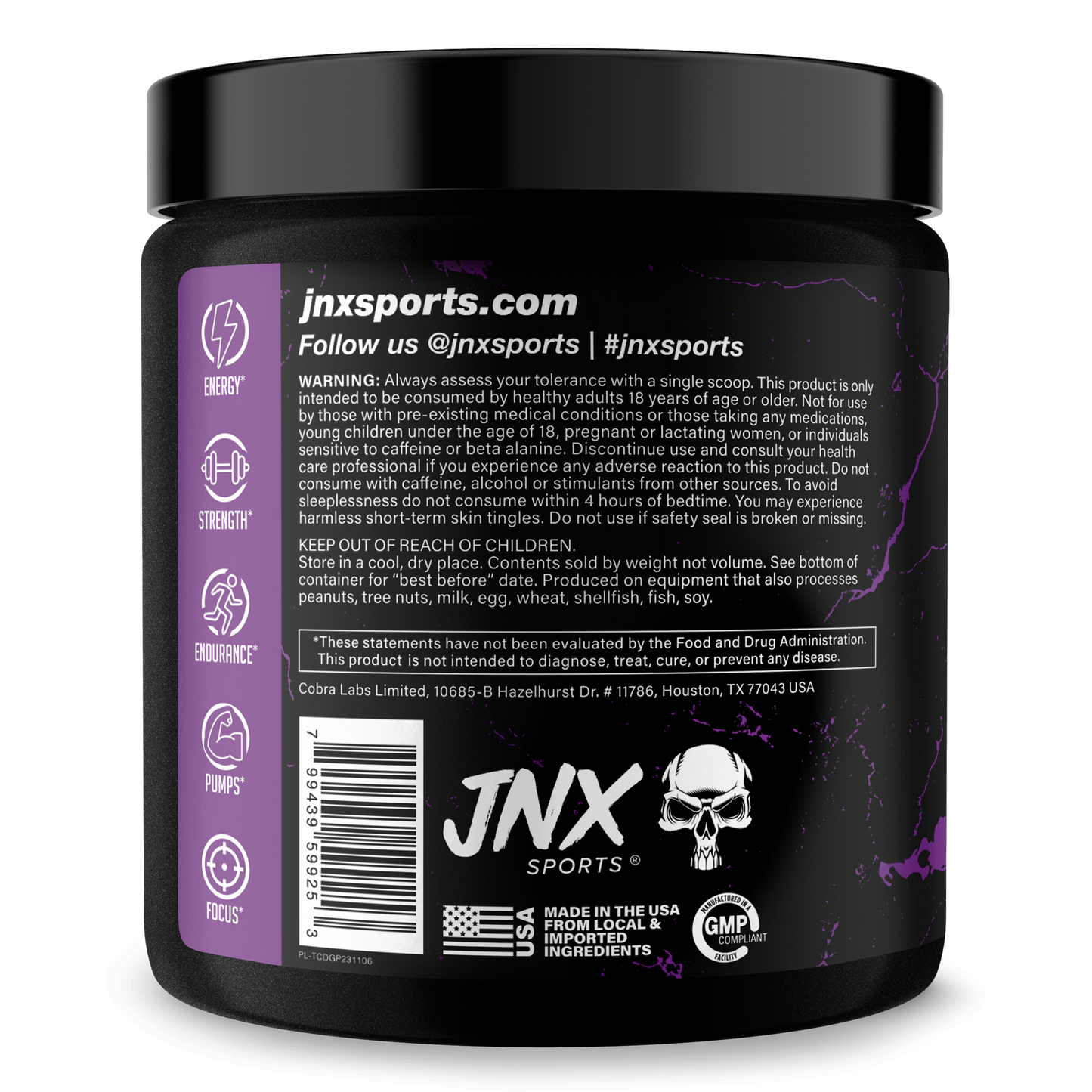 Pre-Workout Energy Performance Formula Fitness Supplement Powder Blend