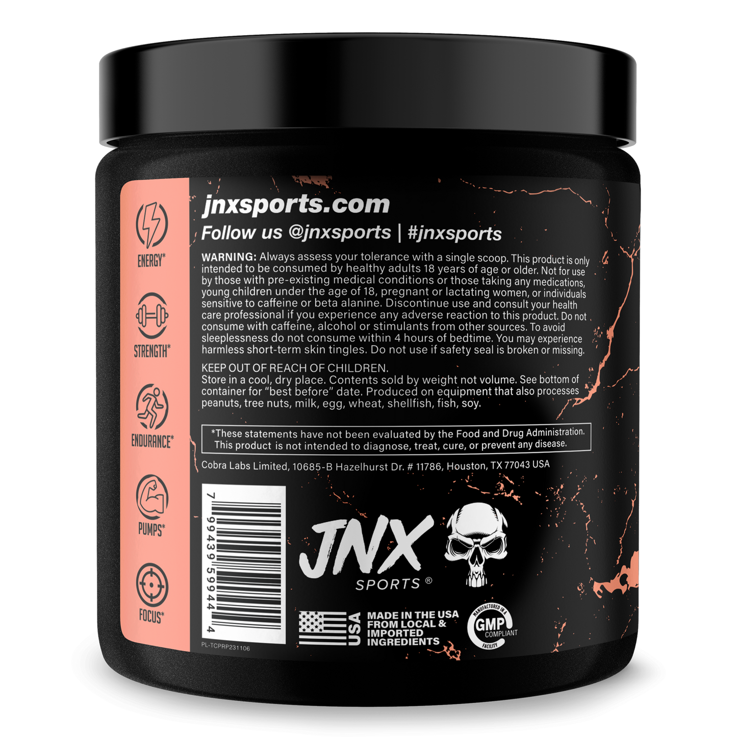 Pre-Workout Energy Performance Formula Fitness Supplement Powder Blend