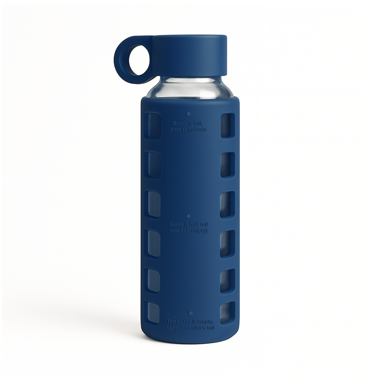 Glass Water Bottle Reusable Eco Friendly Hydration Sports Drink