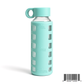Glass Water Bottle Reusable Eco Friendly Hydration Sports Drink