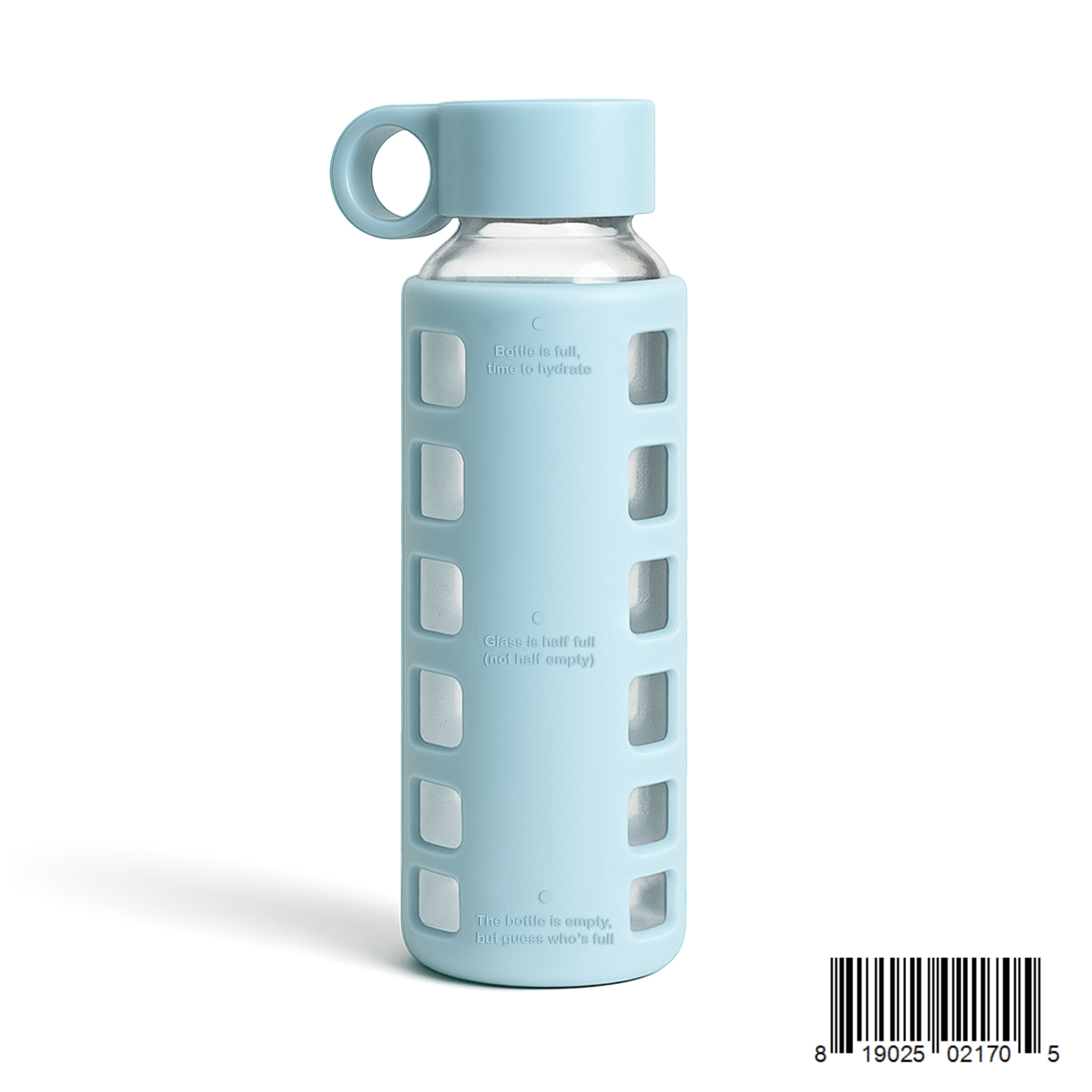 Glass Water Bottle Reusable Eco Friendly Hydration Sports Drink