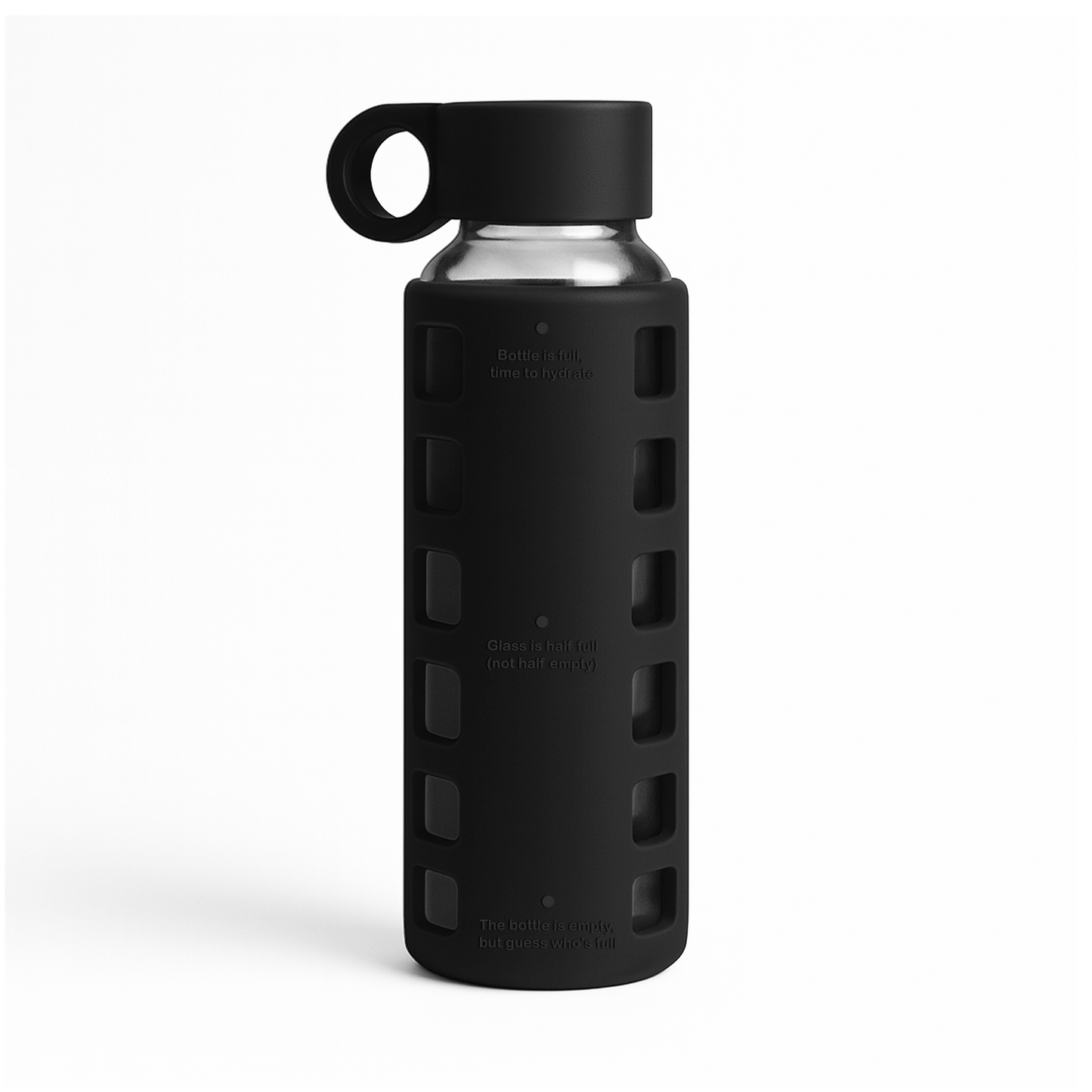 Glass Water Bottle Reusable Eco Friendly Hydration Sports Drink