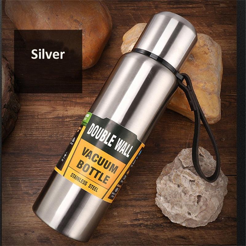 1500ml Stainless Steel Vacuum Insulated Water Bottle Large Capacity Thermos