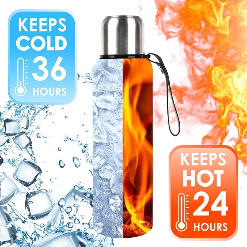 1500ml Stainless Steel Vacuum Insulated Water Bottle Large Capacity Thermos