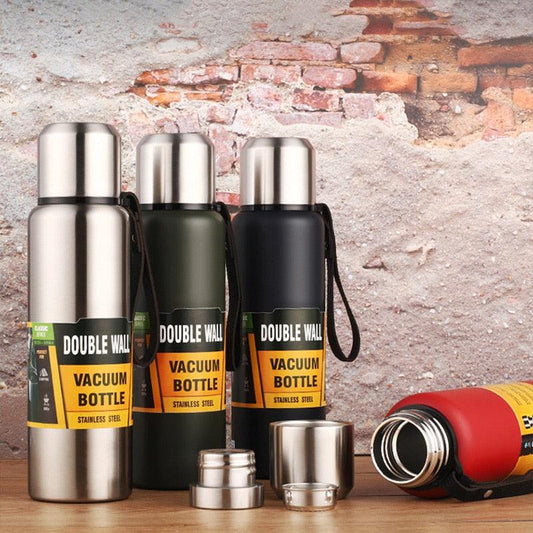 1500ml Stainless Steel Vacuum Insulated Water Bottle Large Capacity Thermos