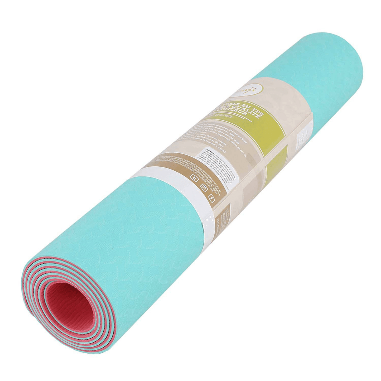 Maji Sports Two-Tone TPE Premium Yoga Mat Non-Slip Exercise Mat