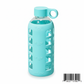 Glass Water Bottle Reusable Eco Friendly Hydration Sports Drink