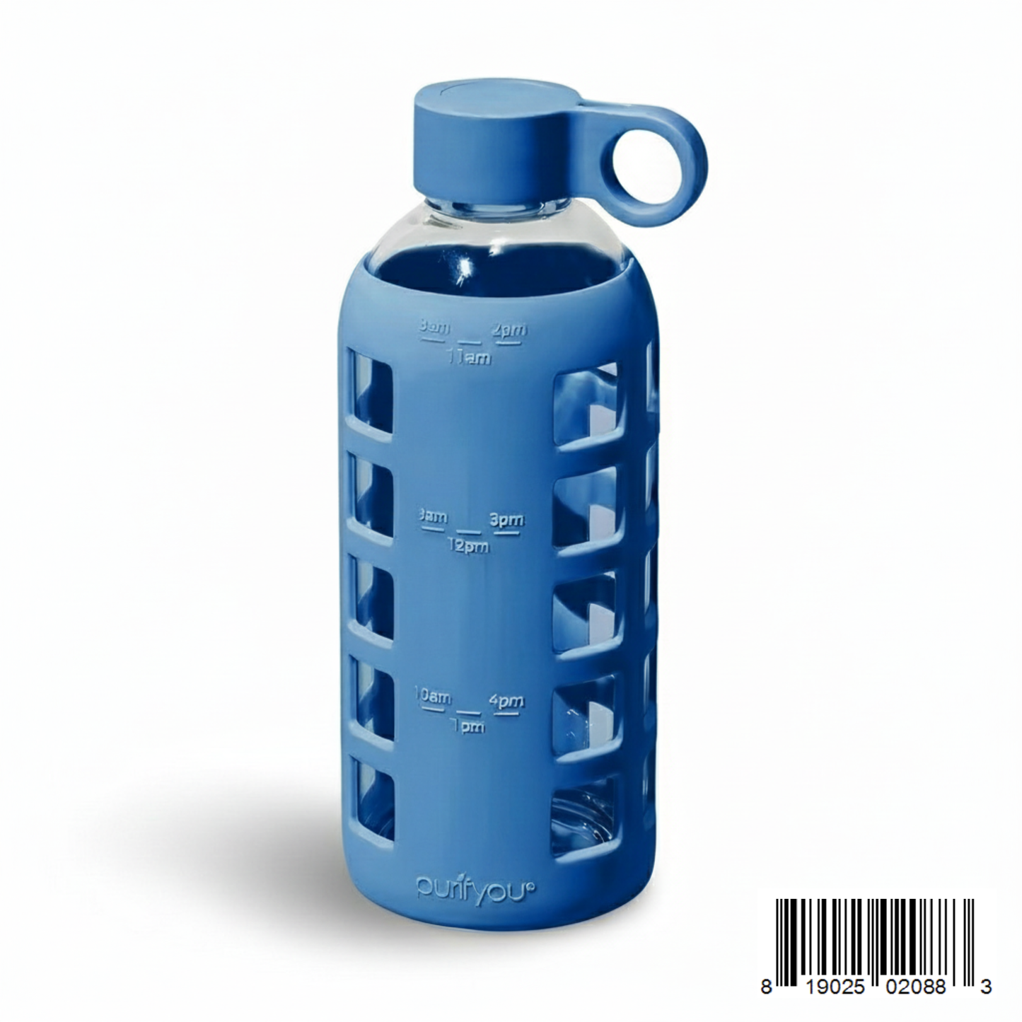Glass Water Bottle Reusable Eco Friendly Hydration Sports Drink
