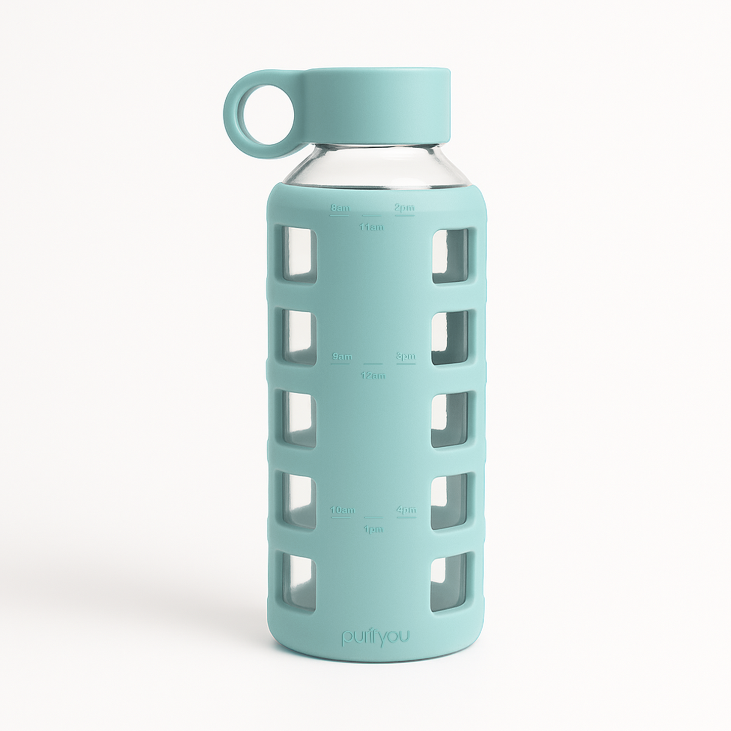 Glass Water Bottle Reusable Eco Friendly Hydration Sports Drink