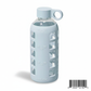 Glass Water Bottle Reusable Eco Friendly Hydration Sports Drink