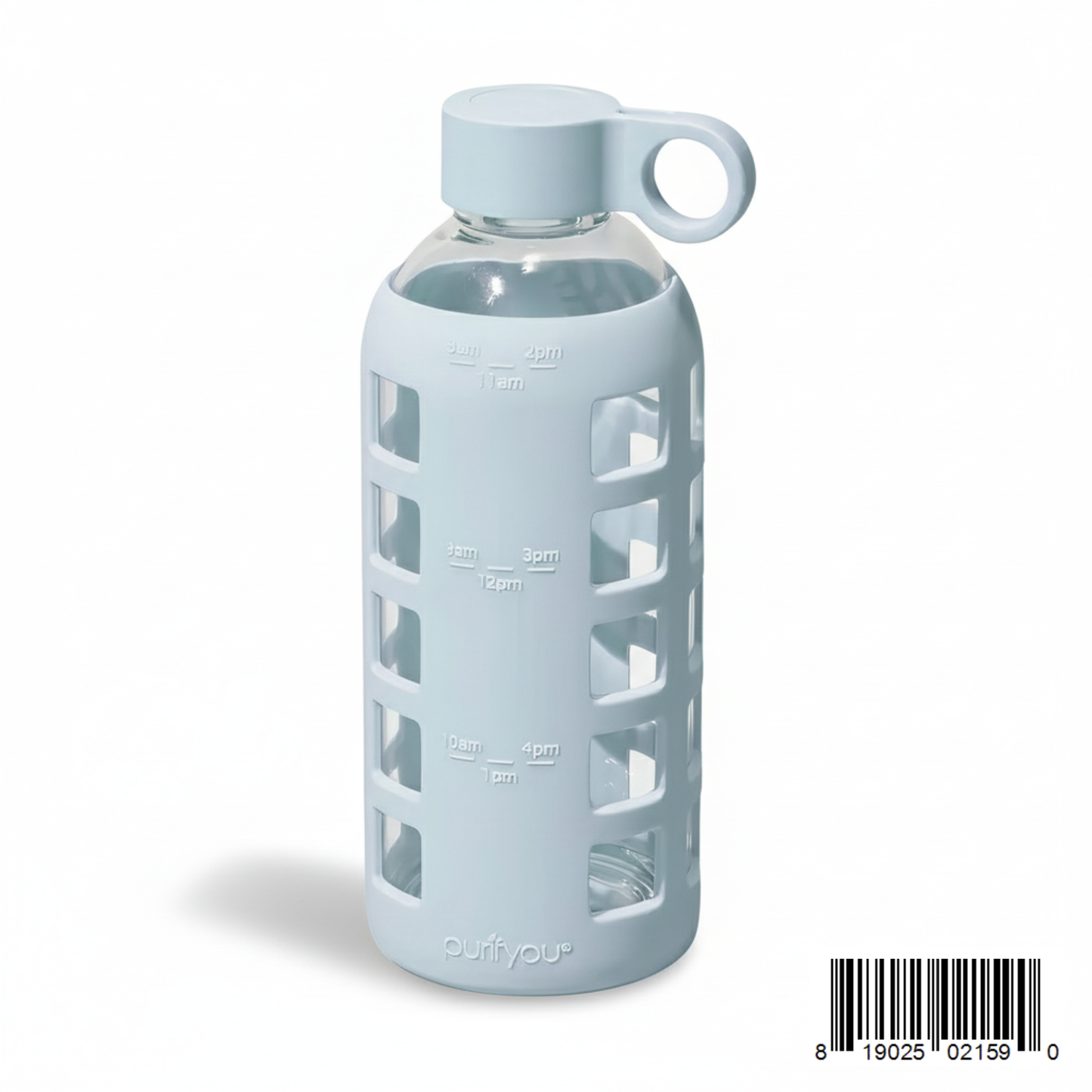 Glass Water Bottle Reusable Eco Friendly Hydration Sports Drink