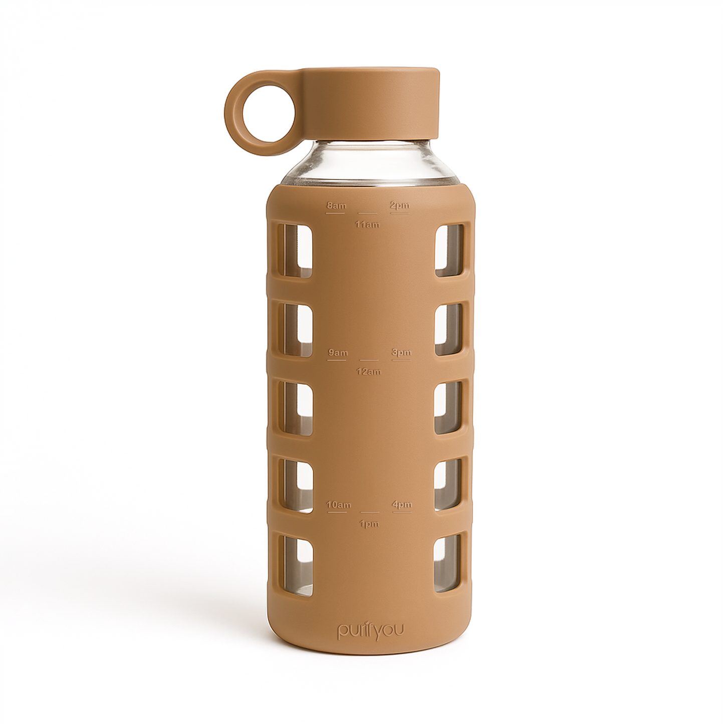 Glass Water Bottle Reusable Eco Friendly Hydration Sports Drink