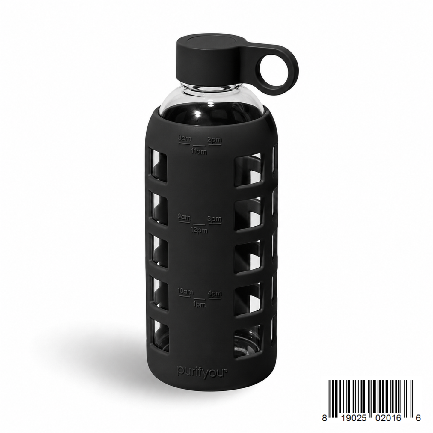 Glass Water Bottle Reusable Eco Friendly Hydration Sports Drink