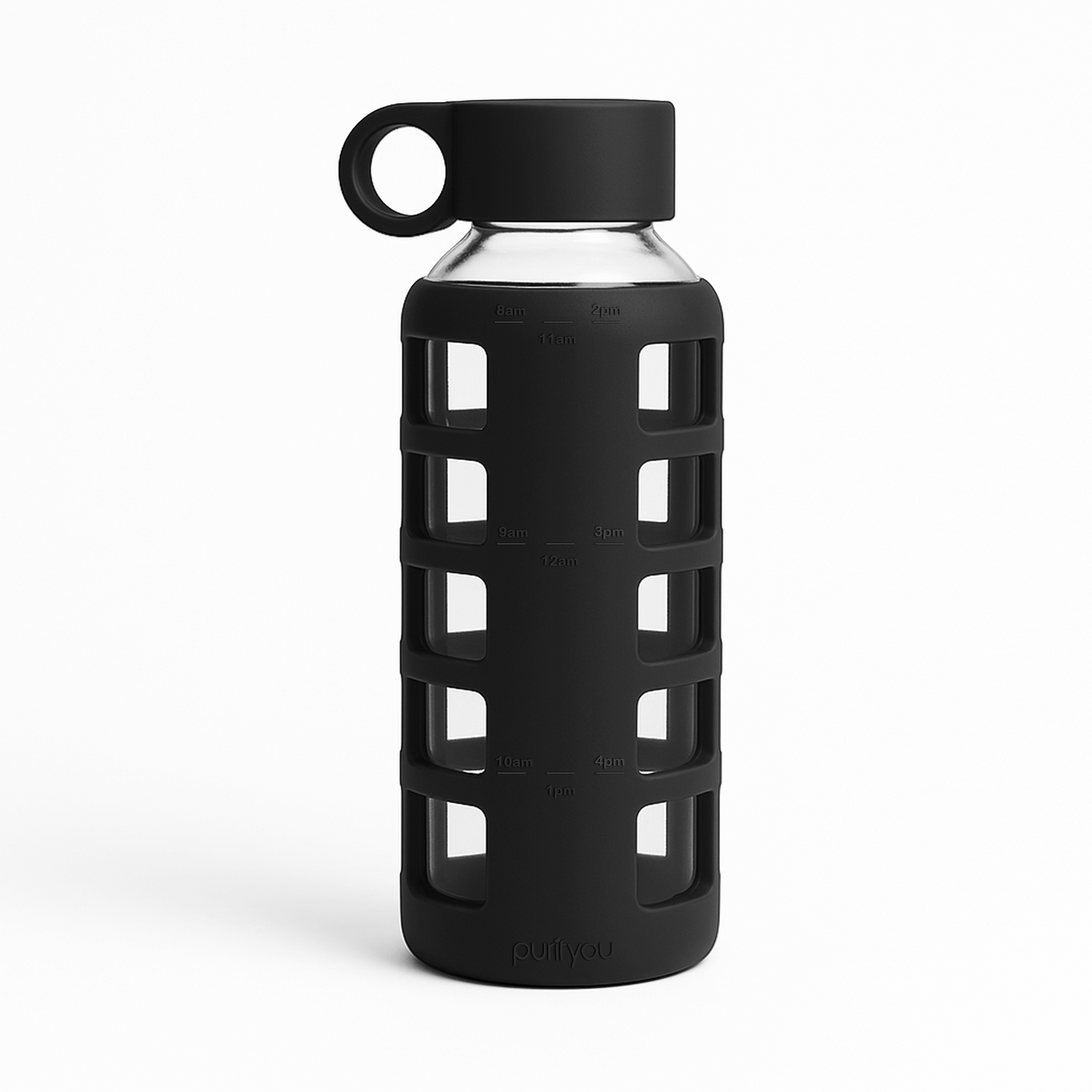Glass Water Bottle Reusable Eco Friendly Hydration Sports Drink