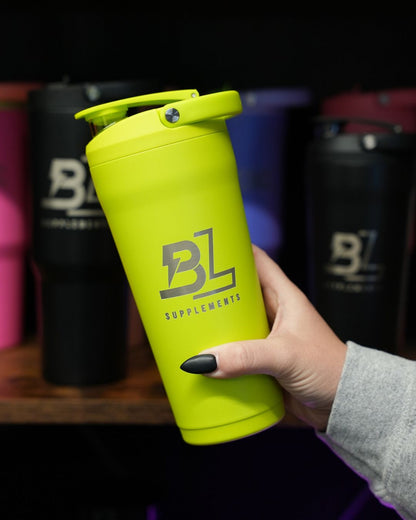 24oz Insulated Shaker Bottle Gym Protein Drink Mixer Cup