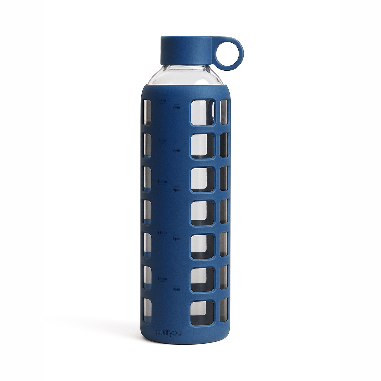 Glass Water Bottle Reusable Eco Friendly Hydration Sports Drink