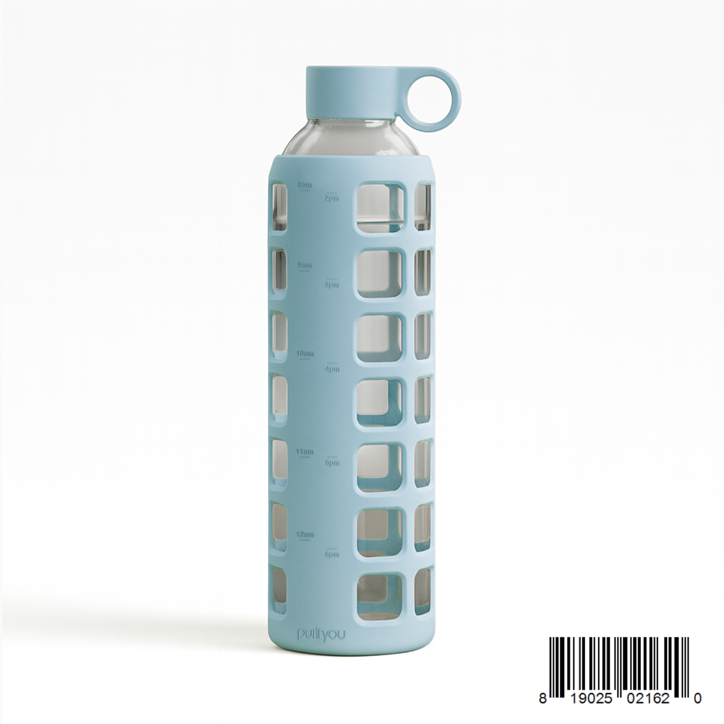 Glass Water Bottle Reusable Eco Friendly Hydration Sports Drink