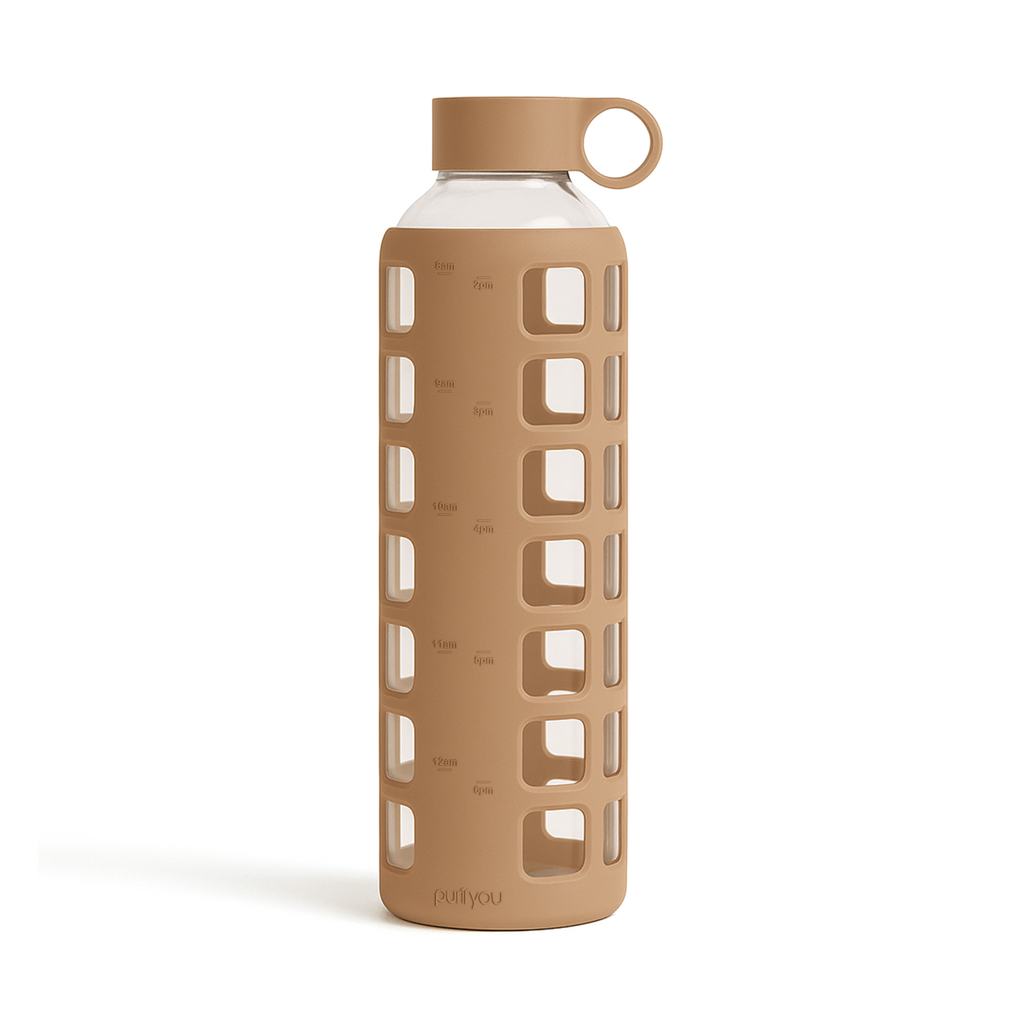 Glass Water Bottle Reusable Eco Friendly Hydration Sports Drink