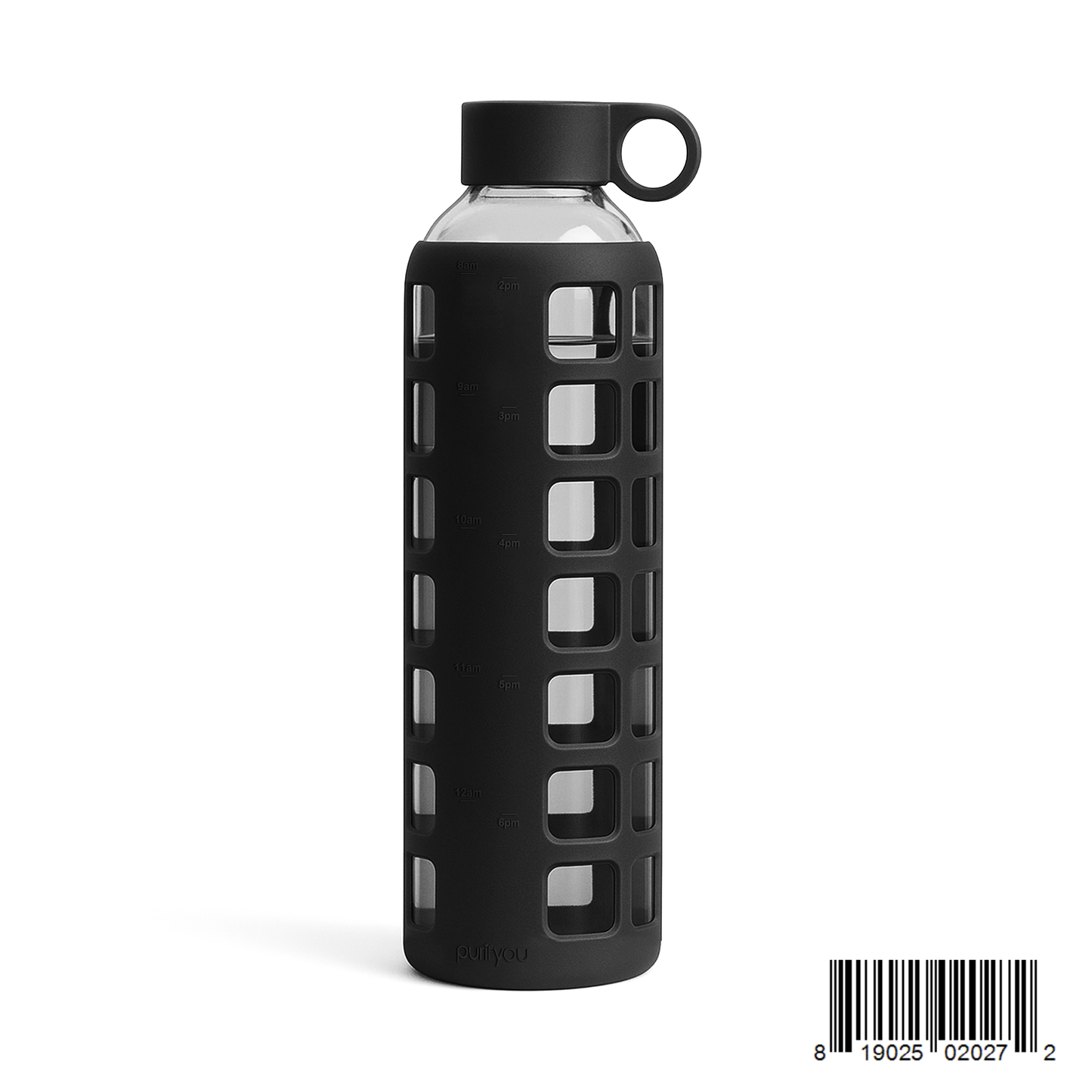 Glass Water Bottle Reusable Eco Friendly Hydration Sports Drink
