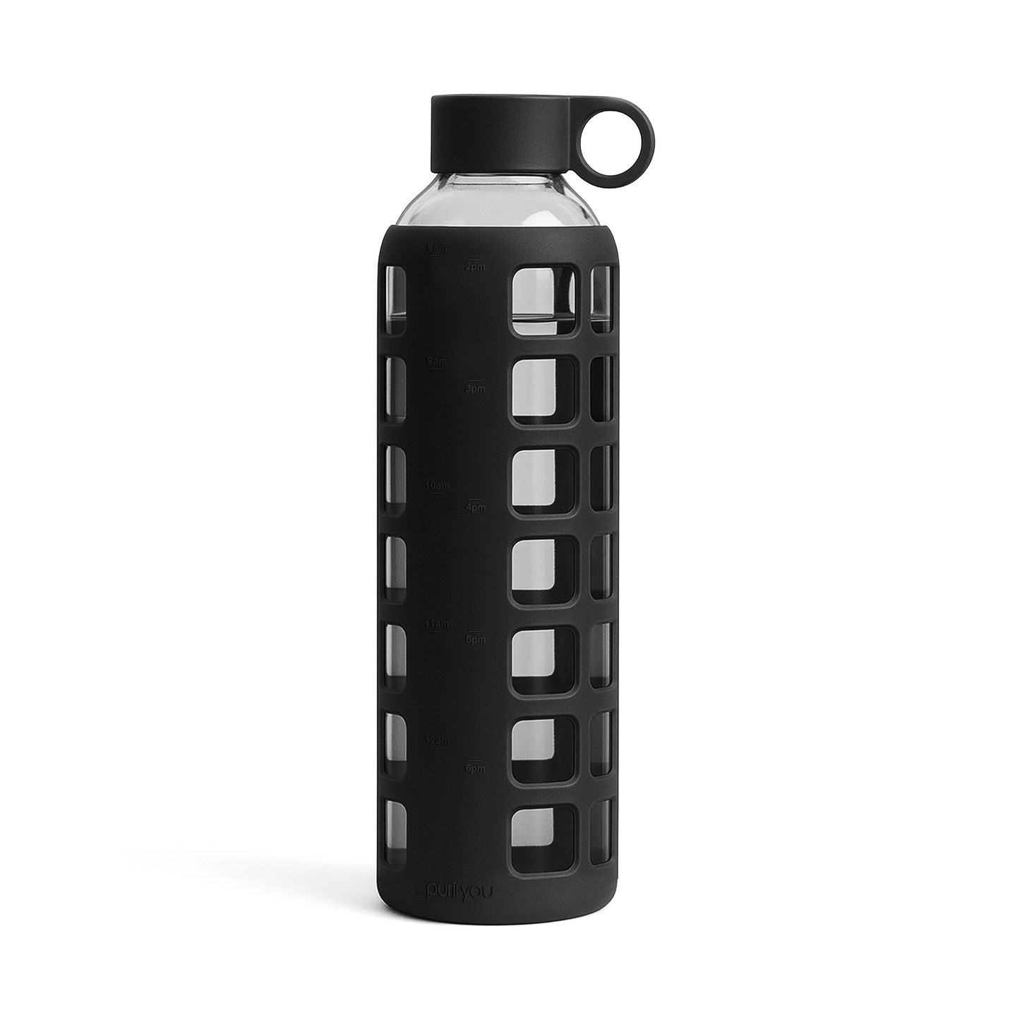 Glass Water Bottle Reusable Eco Friendly Hydration Sports Drink