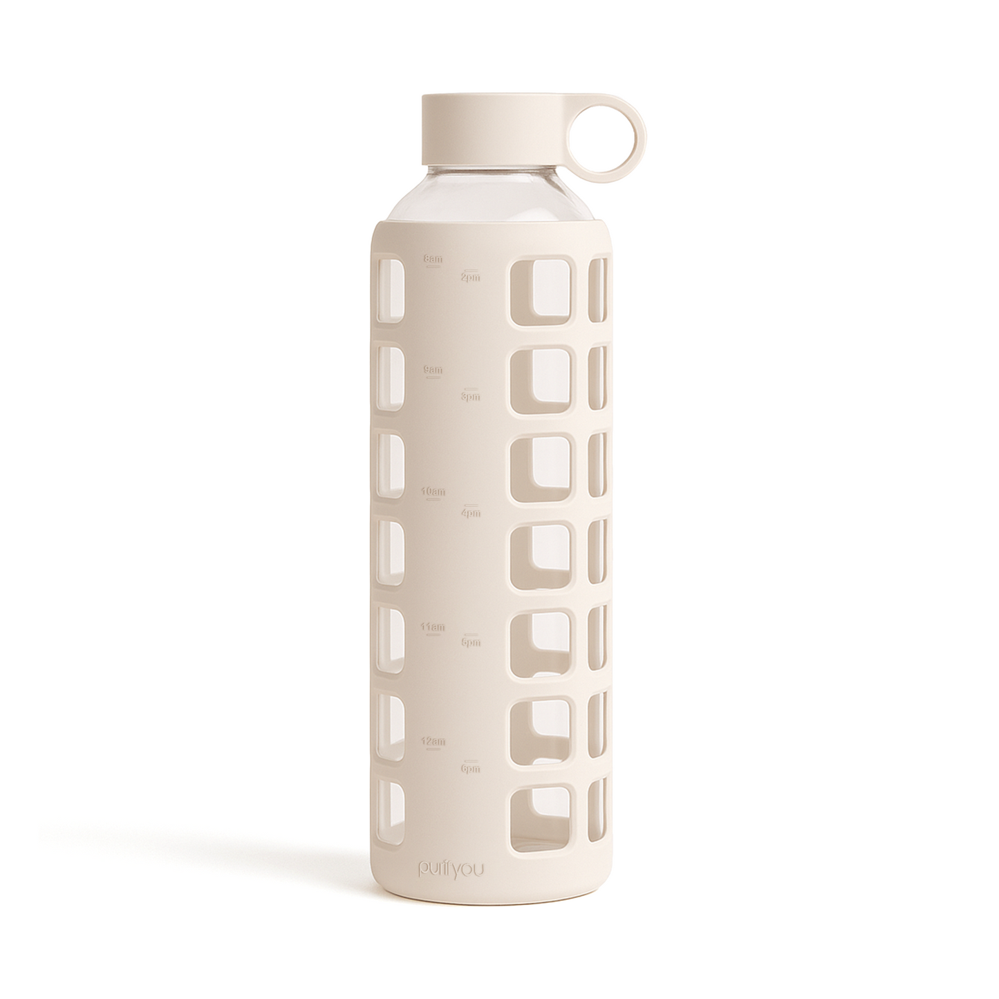 Glass Water Bottle Reusable Eco Friendly Hydration Sports Drink