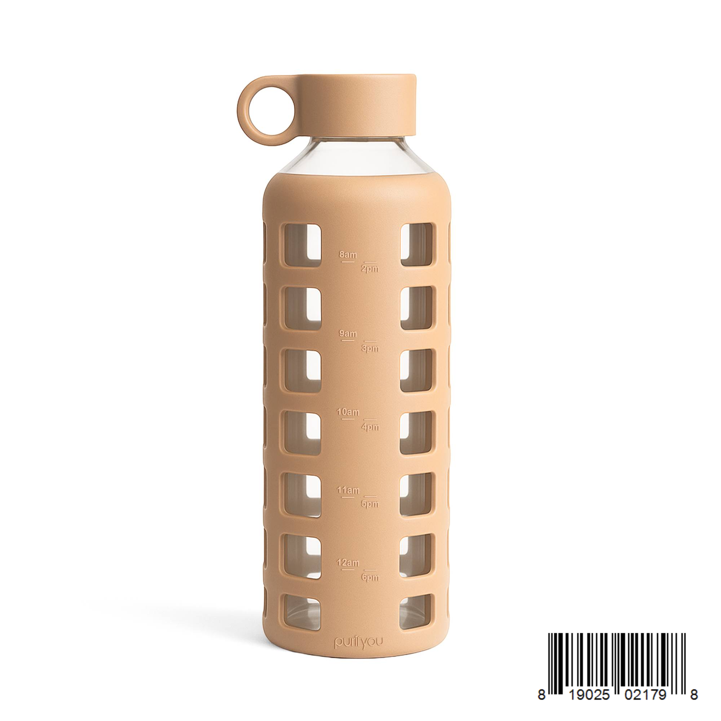 Glass Water Bottle Reusable Eco Friendly Hydration Sports Drink