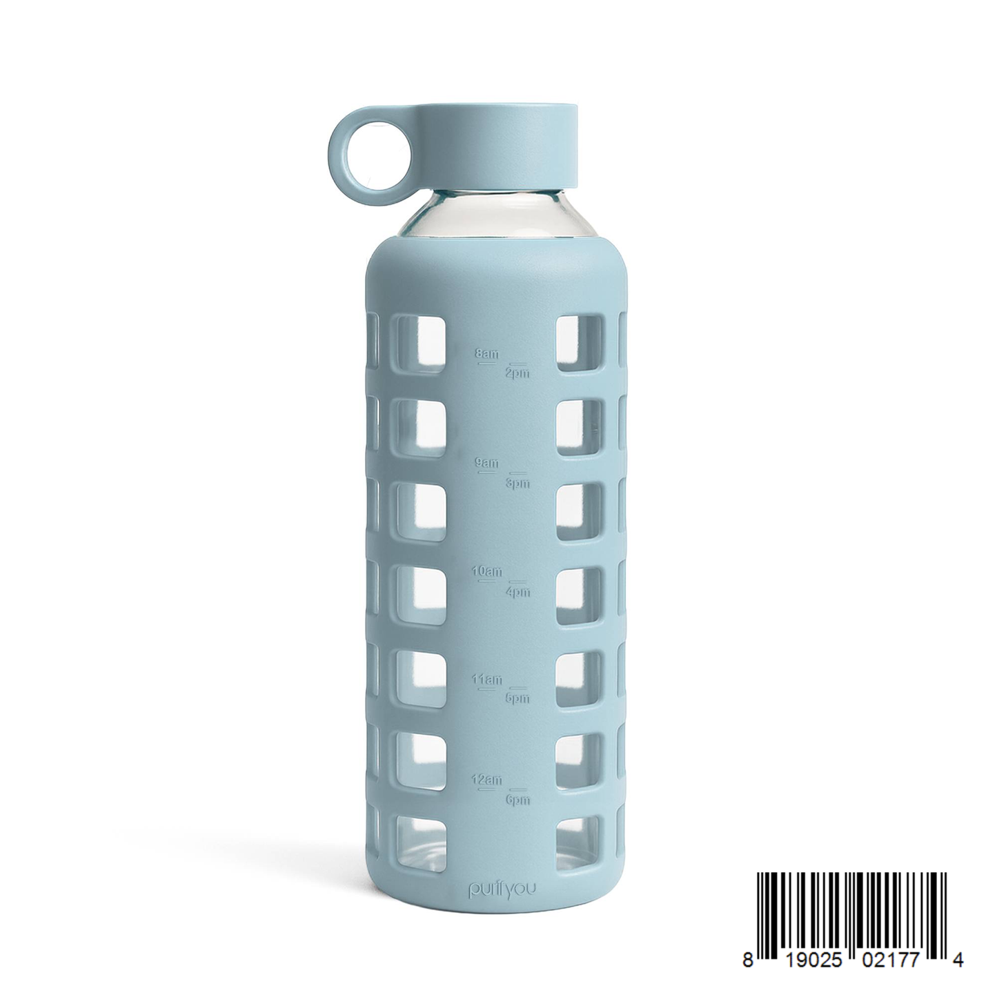 Glass Water Bottle Reusable Eco Friendly Hydration Sports Drink