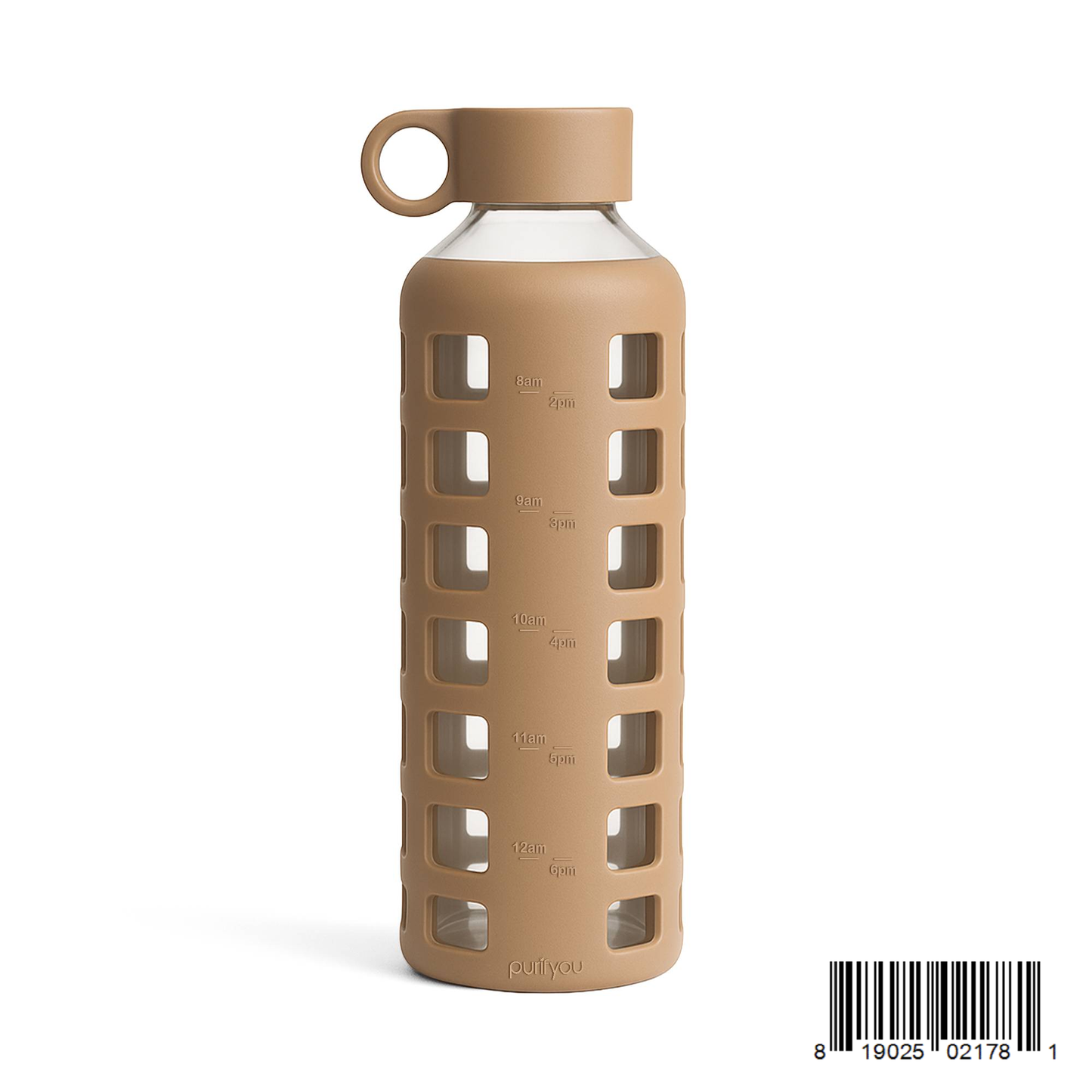 Glass Water Bottle Reusable Eco Friendly Hydration Sports Drink