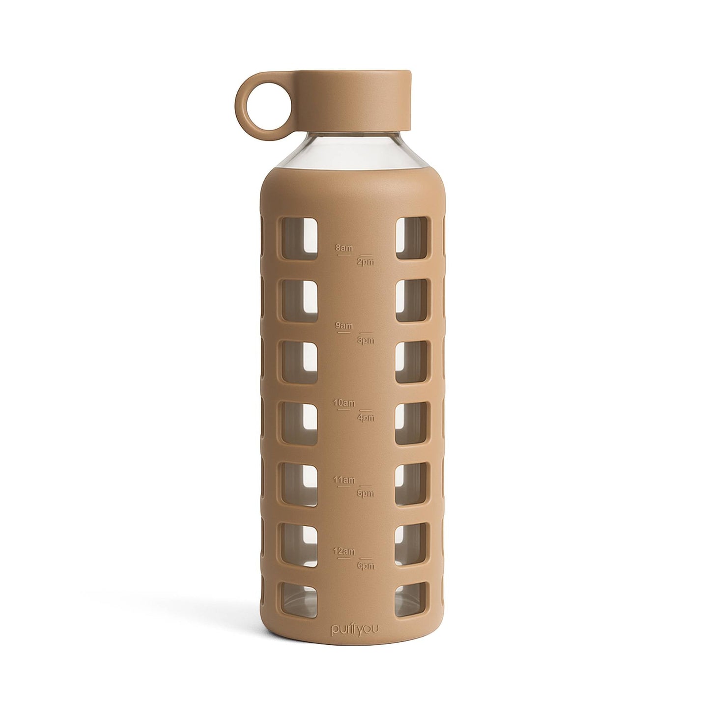Glass Water Bottle Reusable Eco Friendly Hydration Sports Drink
