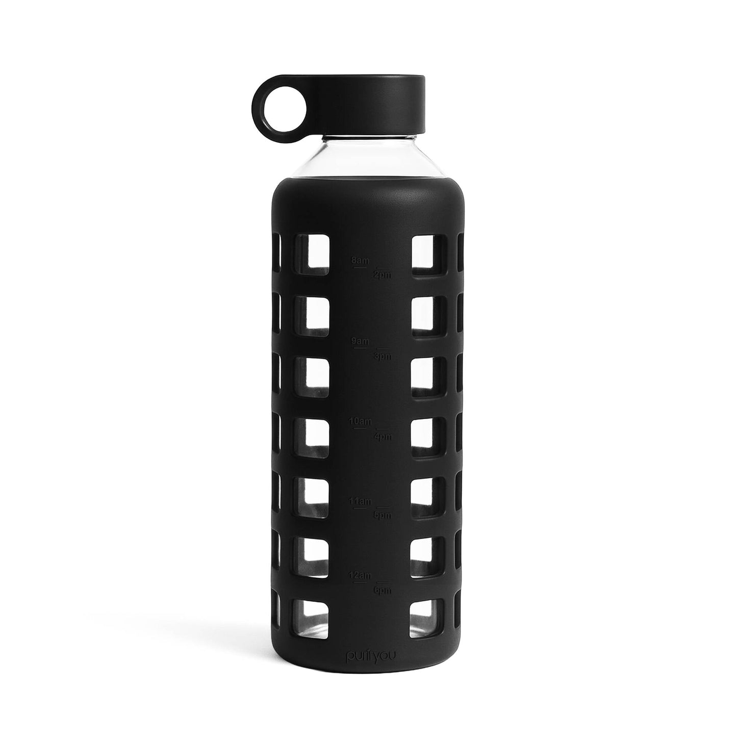 Glass Water Bottle Reusable Eco Friendly Hydration Sports Drink