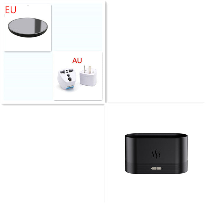 Flame Light Aroma Diffuser Mist Humidifier Auto-Off Home Office Spa