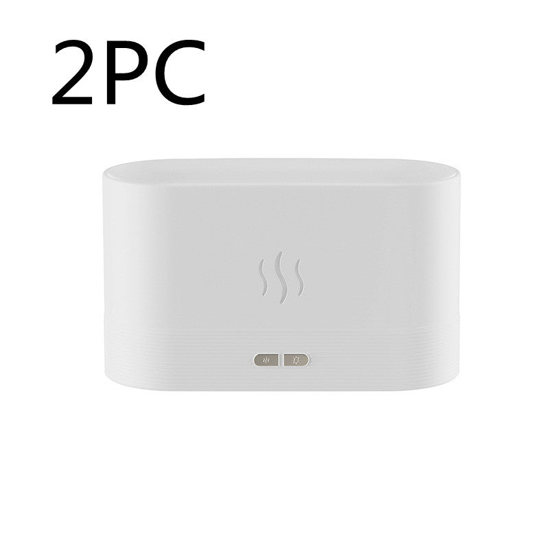 Flame Light Aroma Diffuser Mist Humidifier Auto-Off Home Office Spa