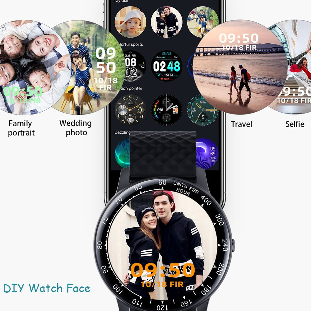 Smart Watch Fitness Tracker Heart Rate Monitor Android iOS Wearable Device