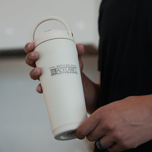 24oz Insulated Shaker Bottle Gym Protein Drink Mixer Cup