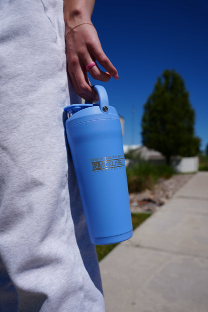 24oz Insulated Shaker Bottle Gym Protein Drink Mixer Cup