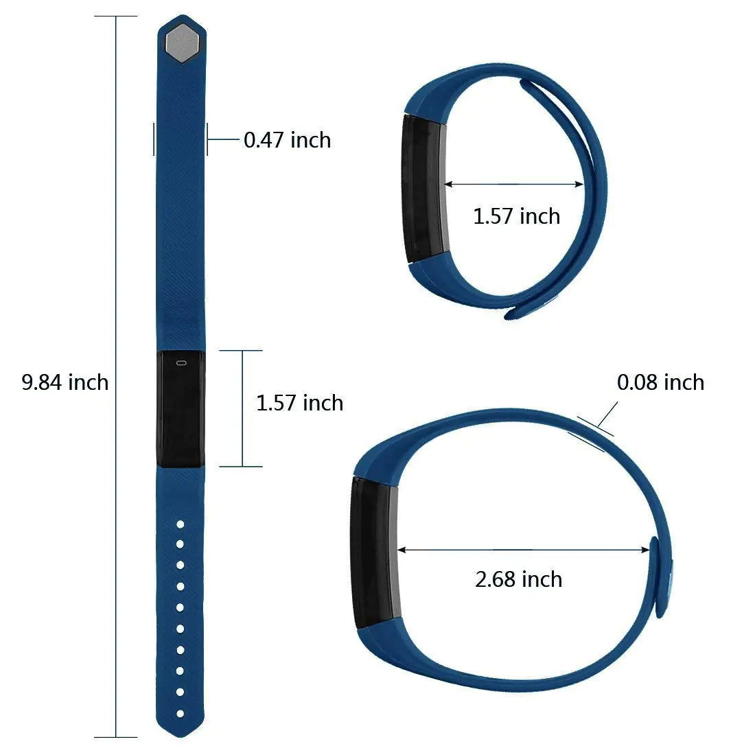 SmartFit Slim Activity Tracker Smart Watch with Free Extra Band