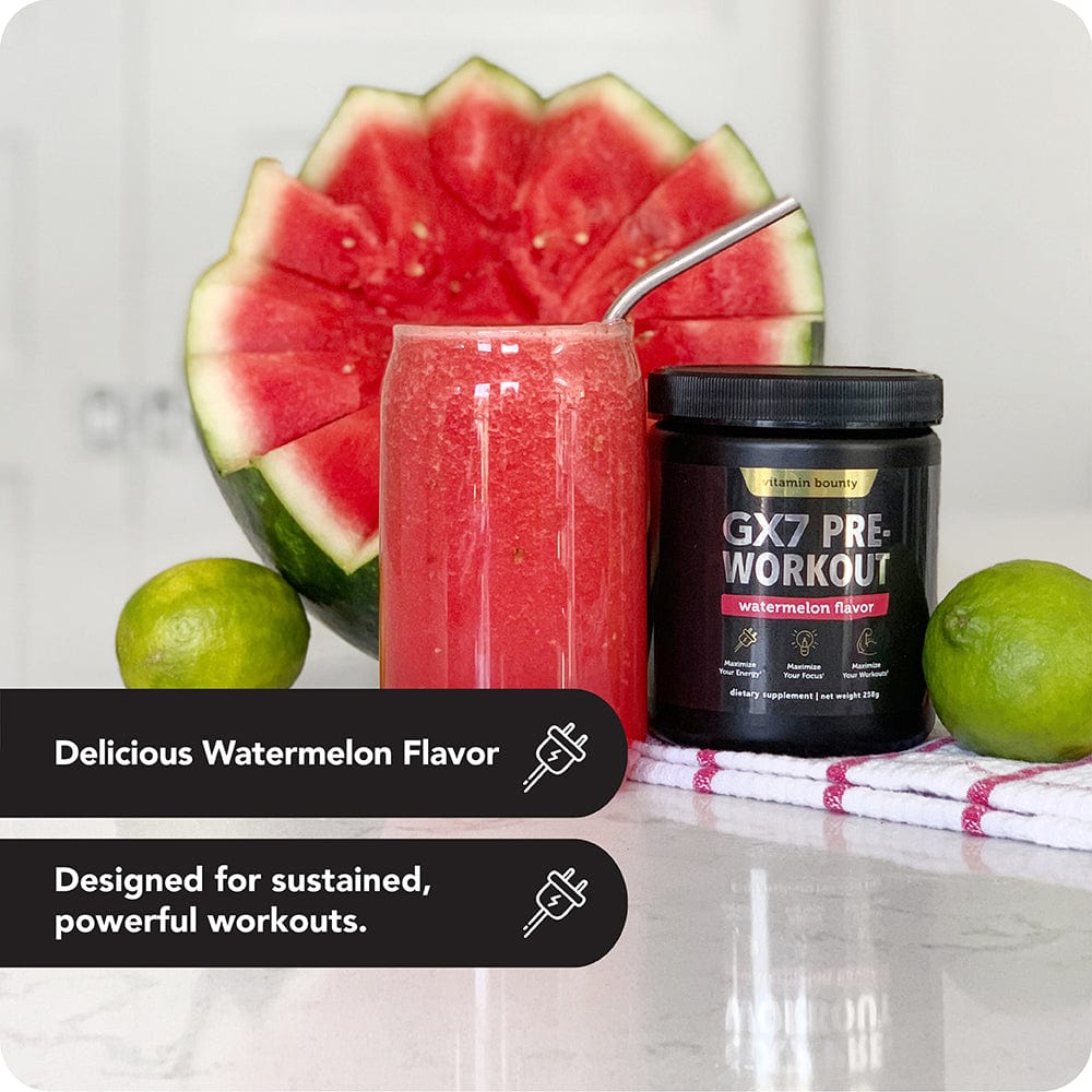 Watermelon Pre-Workout Energy Performance Supplement 30 Servings Formula