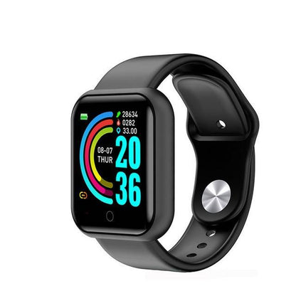 Bluetooth Smart Watch Waterproof Sport Fitness Tracker Smart Bracelet Blood Pressure Heart Rate Monitor Y68 Smartwatch For Men's and Boys