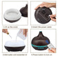 550ML Wood Grain Aroma Diffuser Ultrasonic Humidifier LED Mist Maker