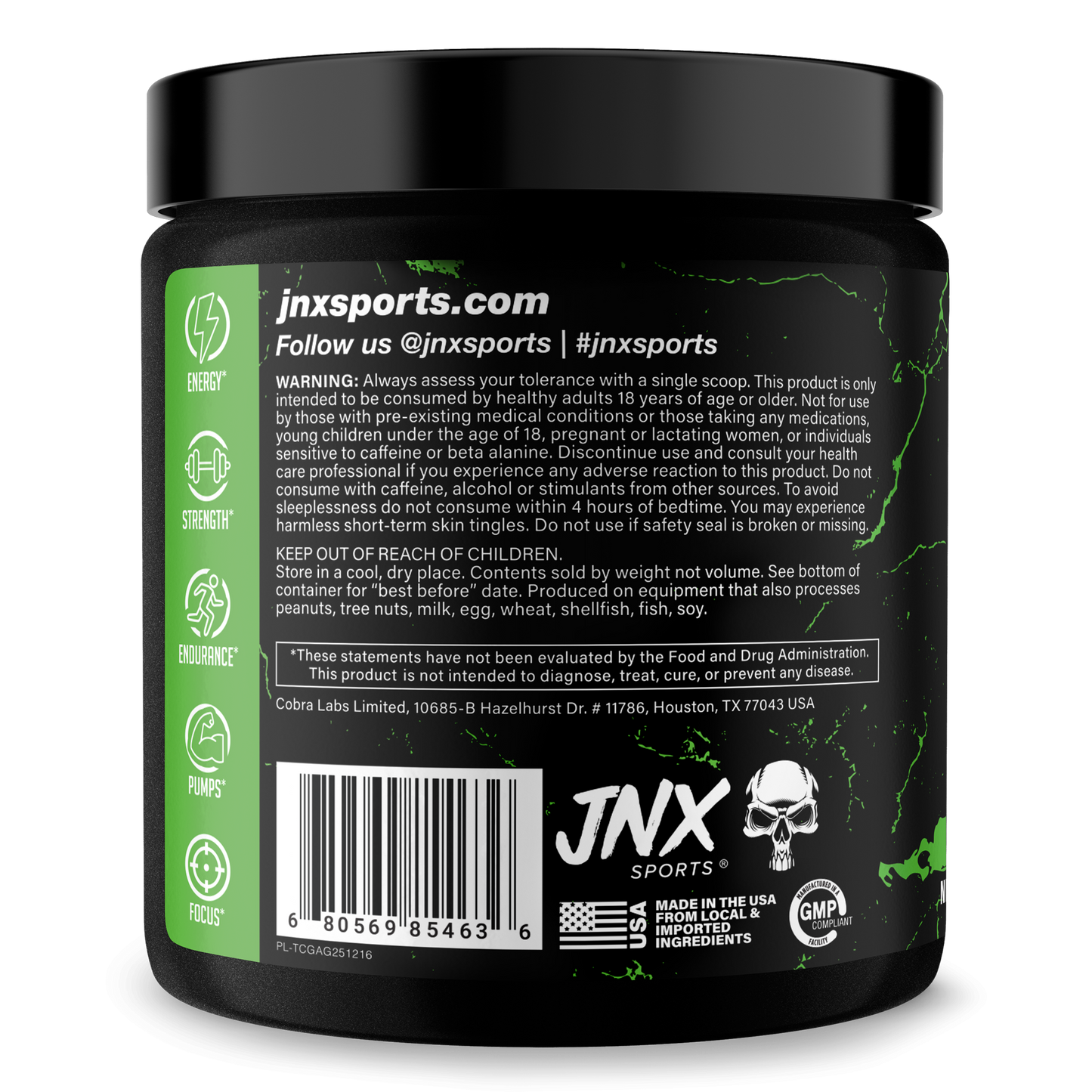 Pre-Workout Energy Performance Formula Fitness Supplement Powder Blend