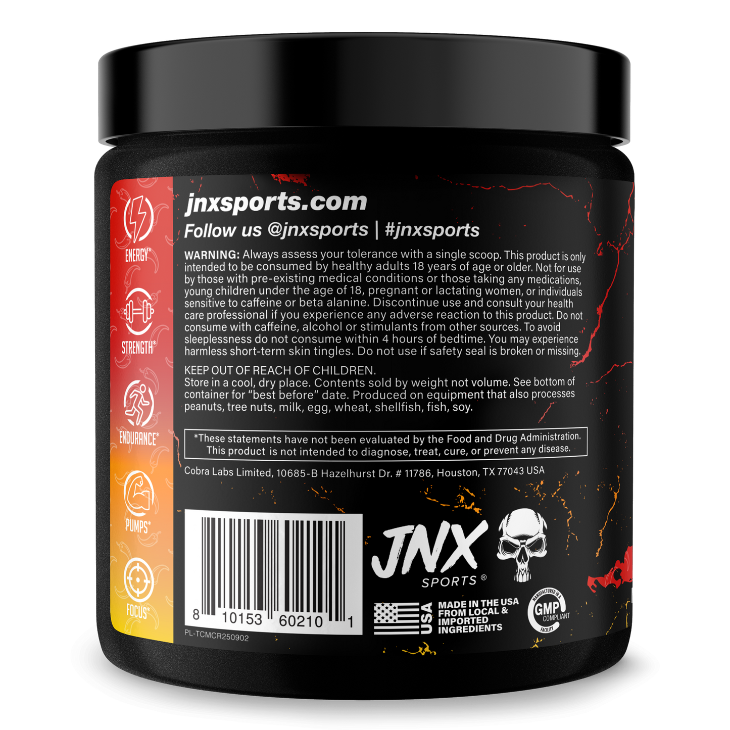 Pre-Workout Energy Performance Formula Fitness Supplement Powder Blend