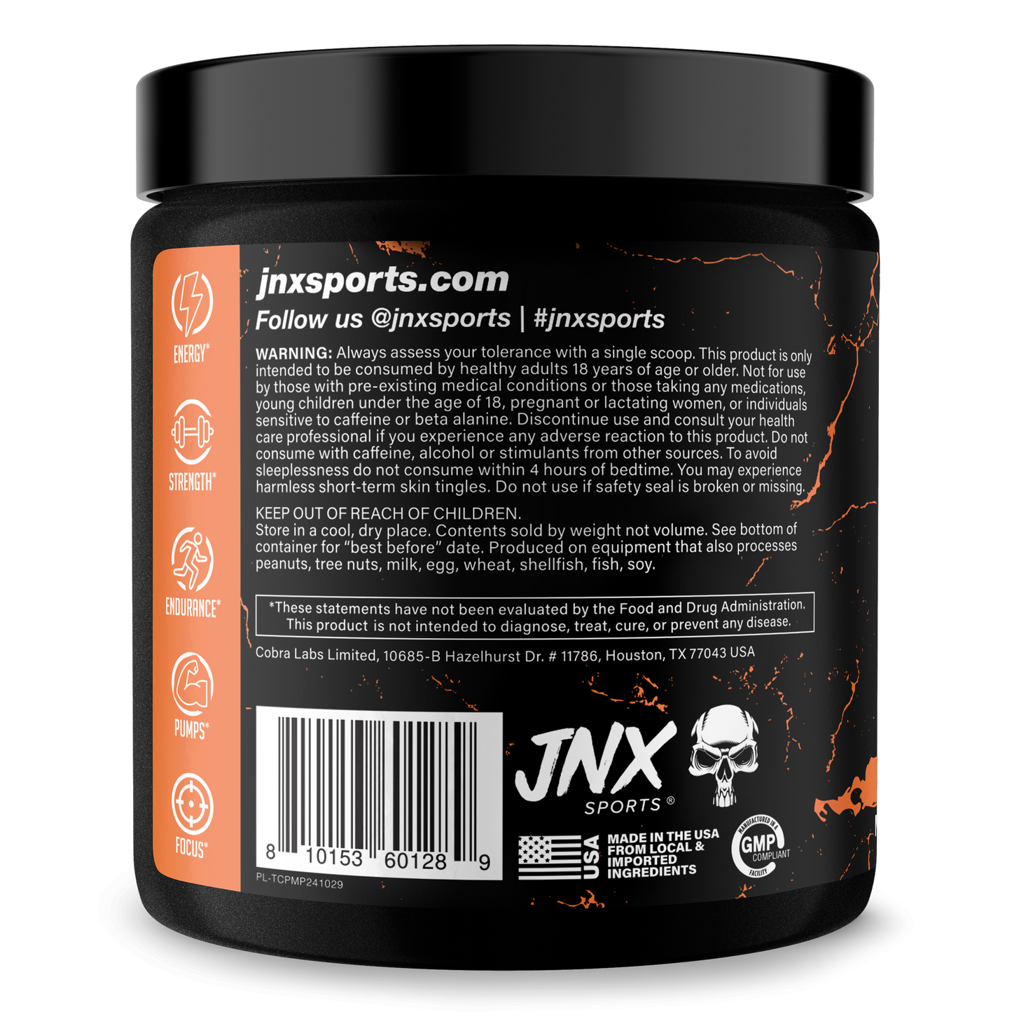 Pre-Workout Energy Performance Formula Fitness Supplement Powder Blend