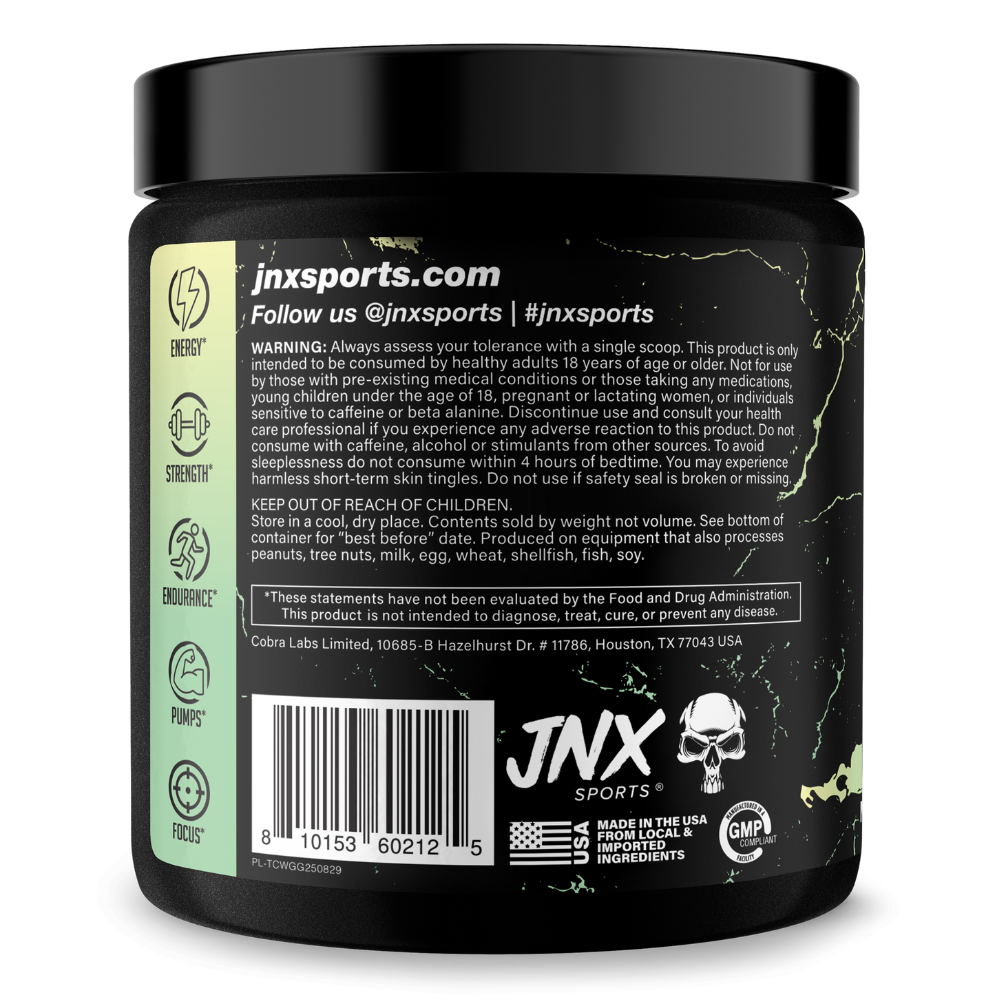 Pre-Workout Energy Performance Formula Fitness Supplement Powder Blend