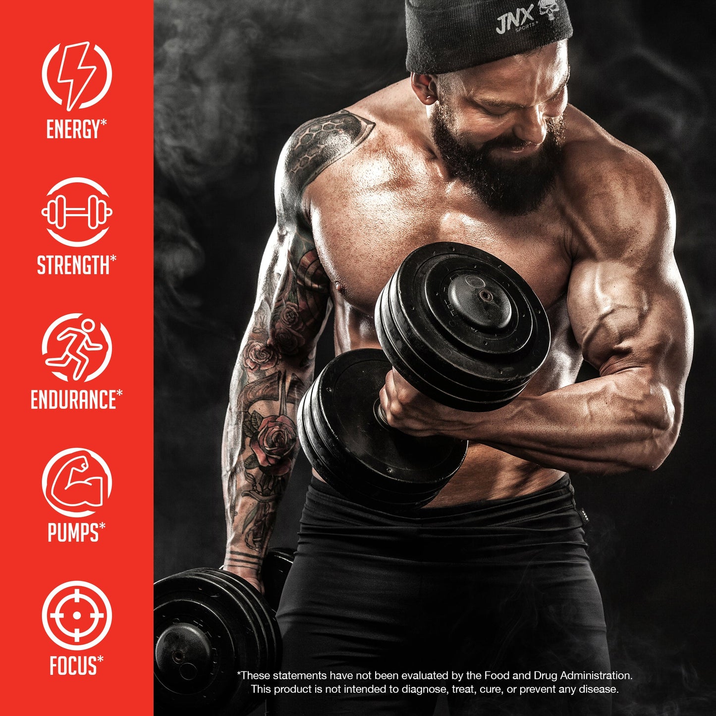 Pre-Workout Energy Performance Formula Fitness Supplement Powder Blend