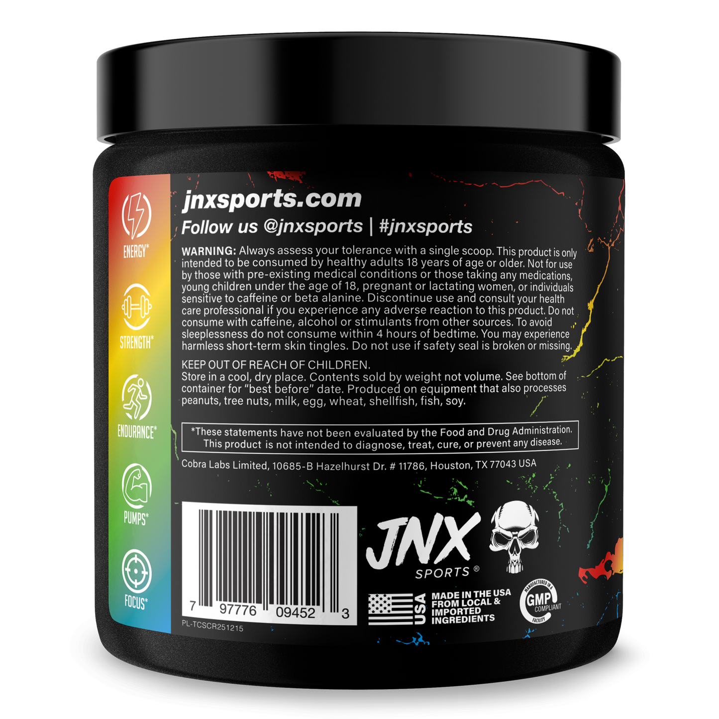 Pre-Workout Energy Performance Formula Fitness Supplement Powder Blend